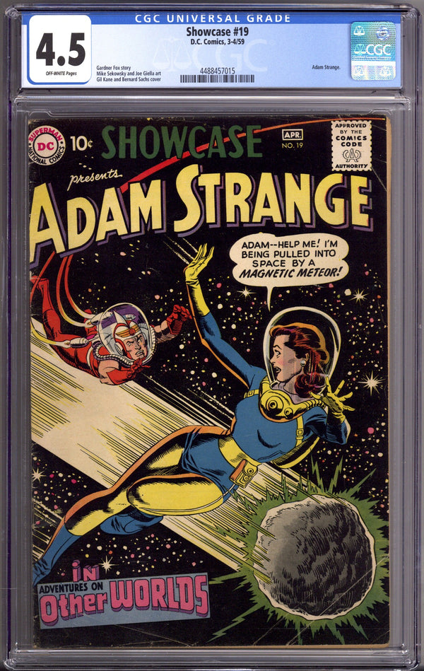 Showcase 19 CGC 4.5 (VG+) (1959)