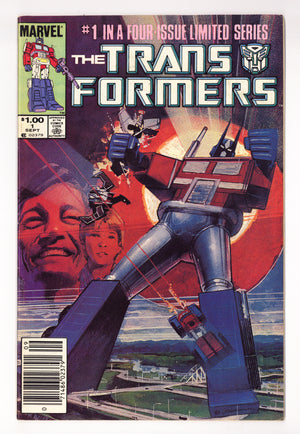 The Transformers   1  FN (6.0)   (1984)     Canadian Price Variant