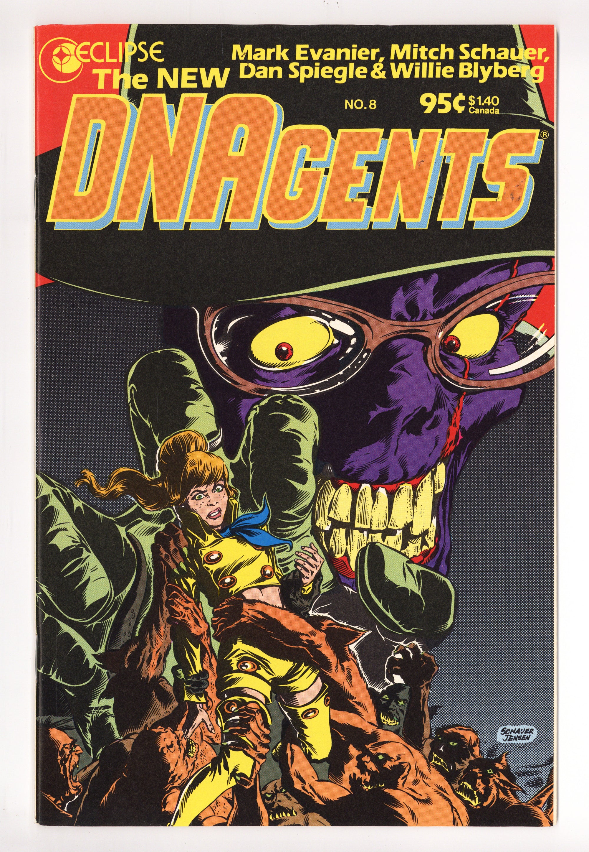 The New DNAgents 8 (32) High Grade (1986) 
