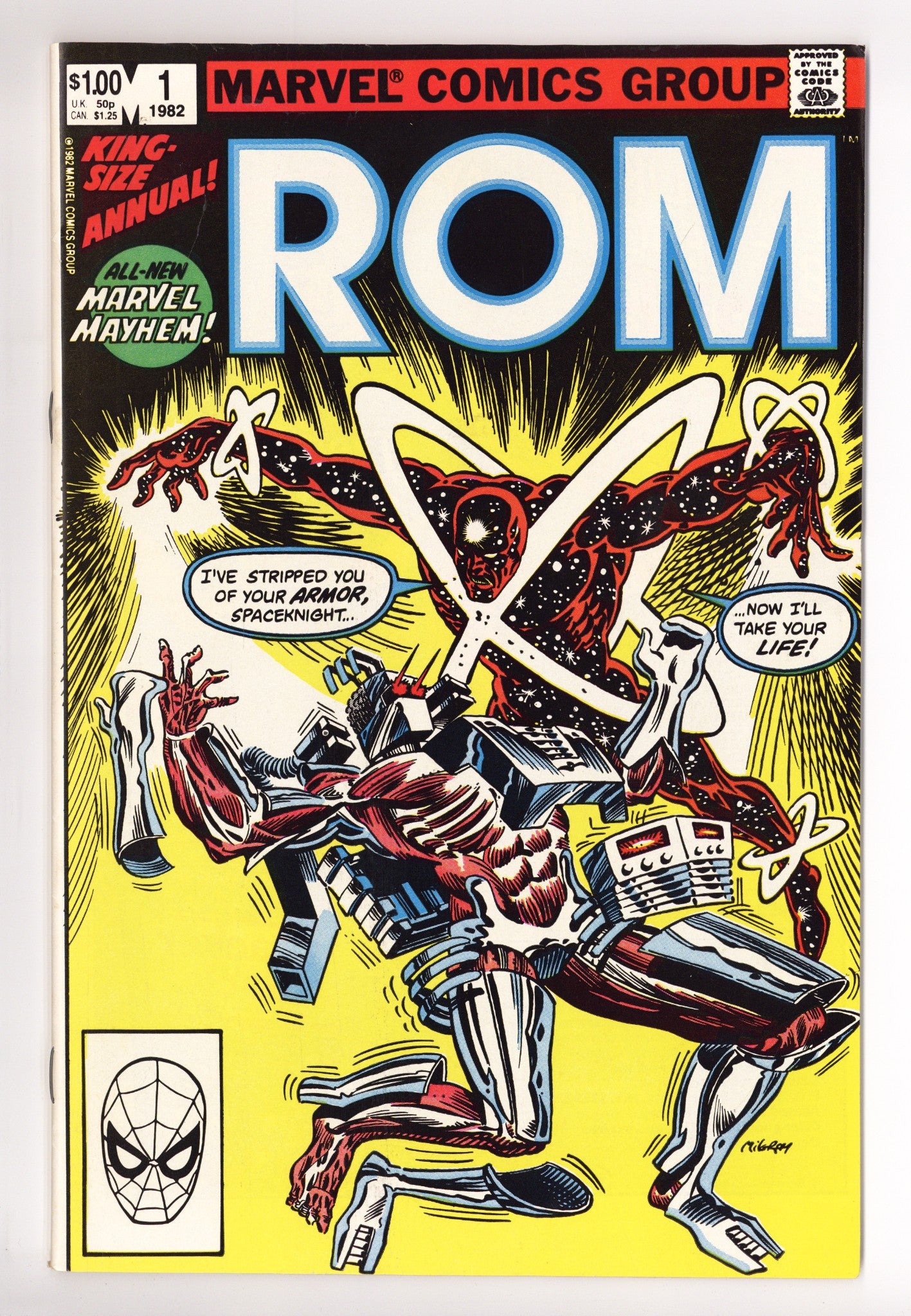 Rom Annual Vol 1 1 High Grade (1982) 