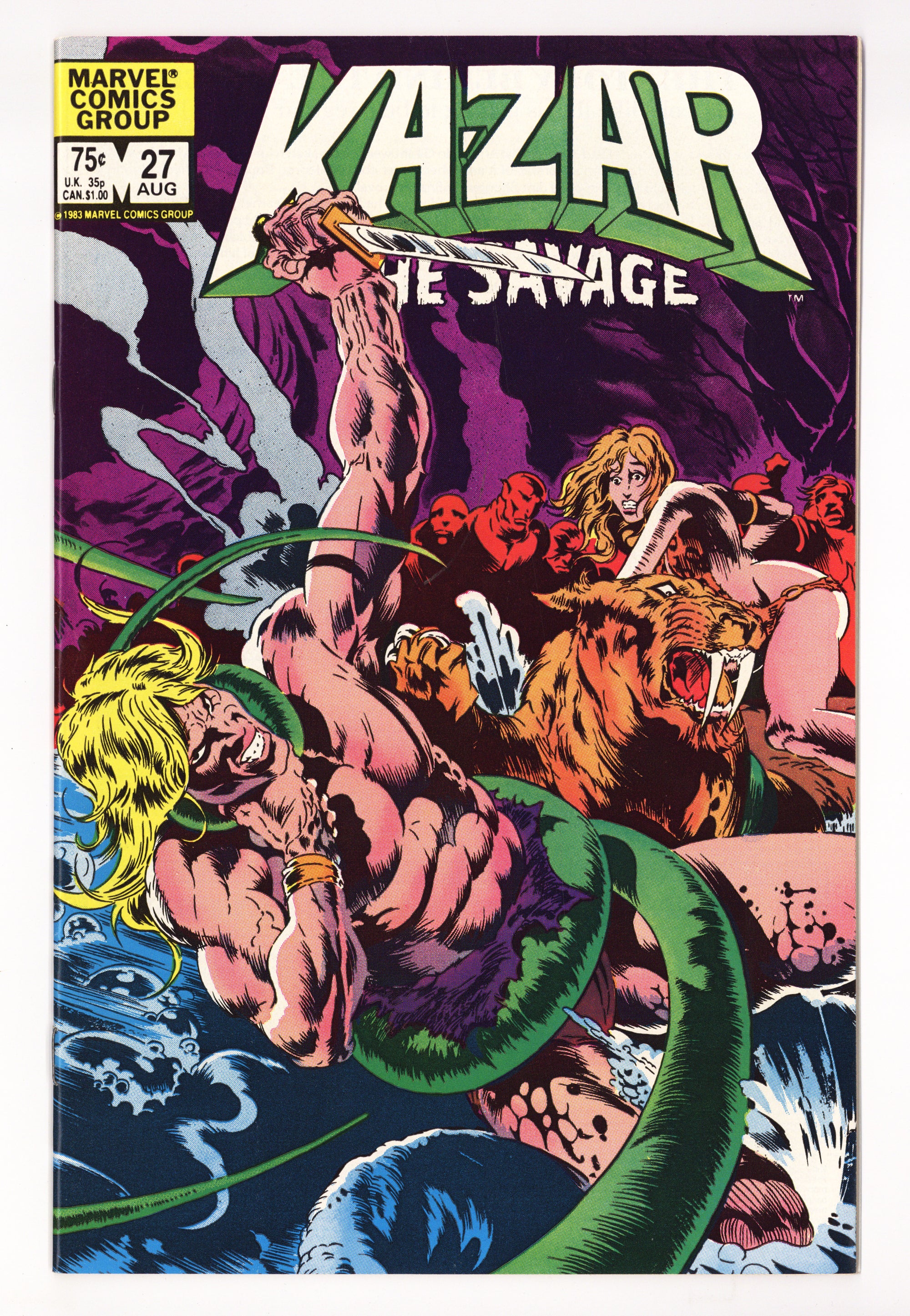 Ka-Zar the Savage Vol 3 27 Mid Grade (1983) 
