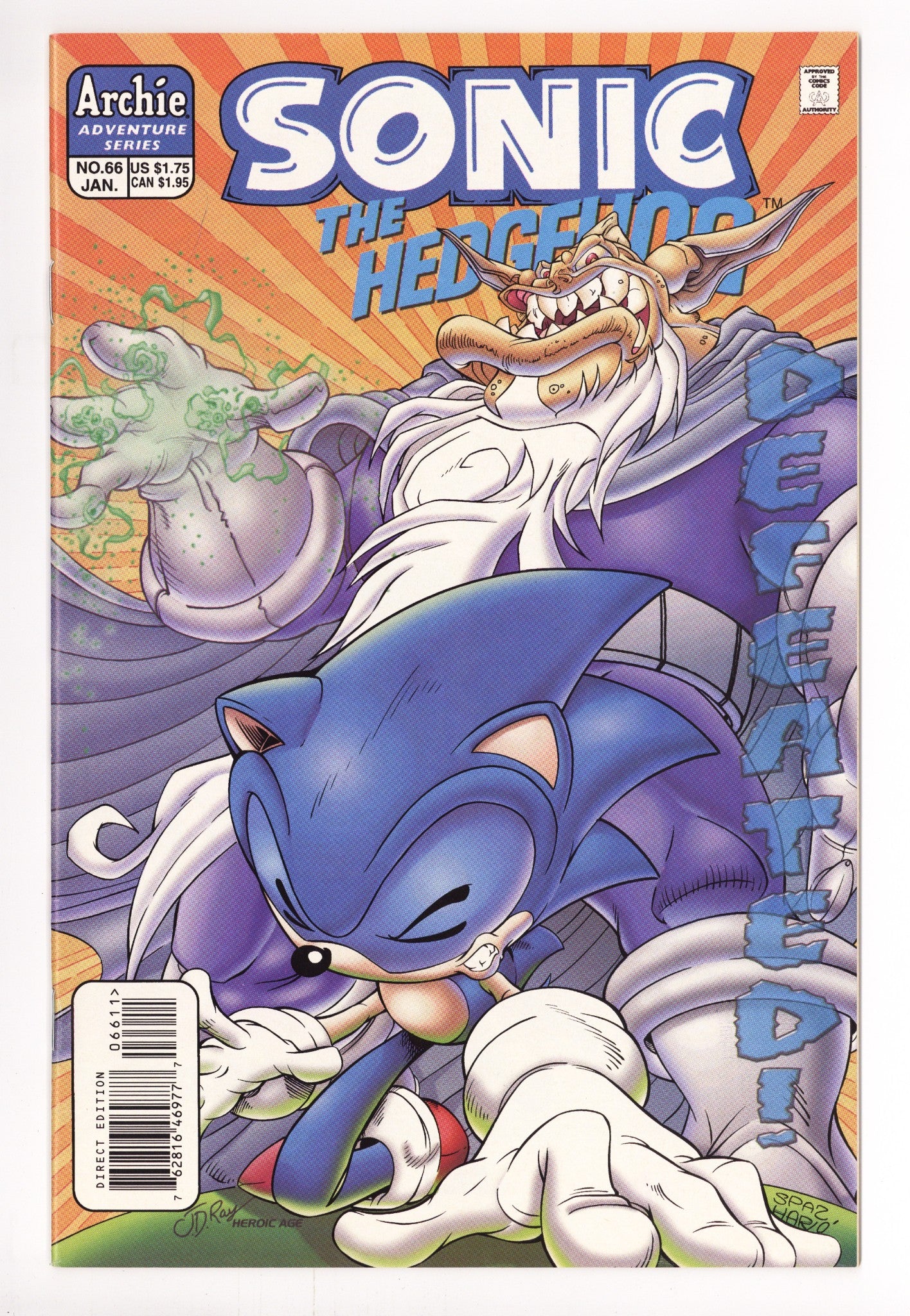 Sonic the Hedgehog Vol 2 66 VF+ (8.5) (1999) 
