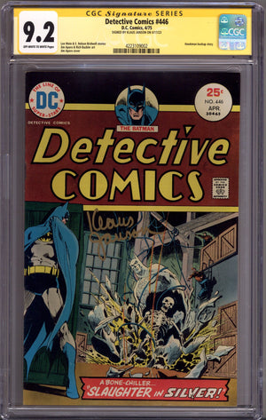Detective Comics Vol 1 446 CGC 9.2 (NM-) (1975) Signed x1 Cover Klaus Janson