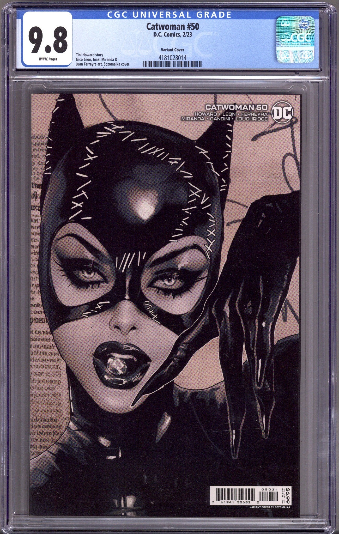 Catwoman Vol 5 50 CGC 9.8 (NM/M) (2023) Sozomaika Variant 