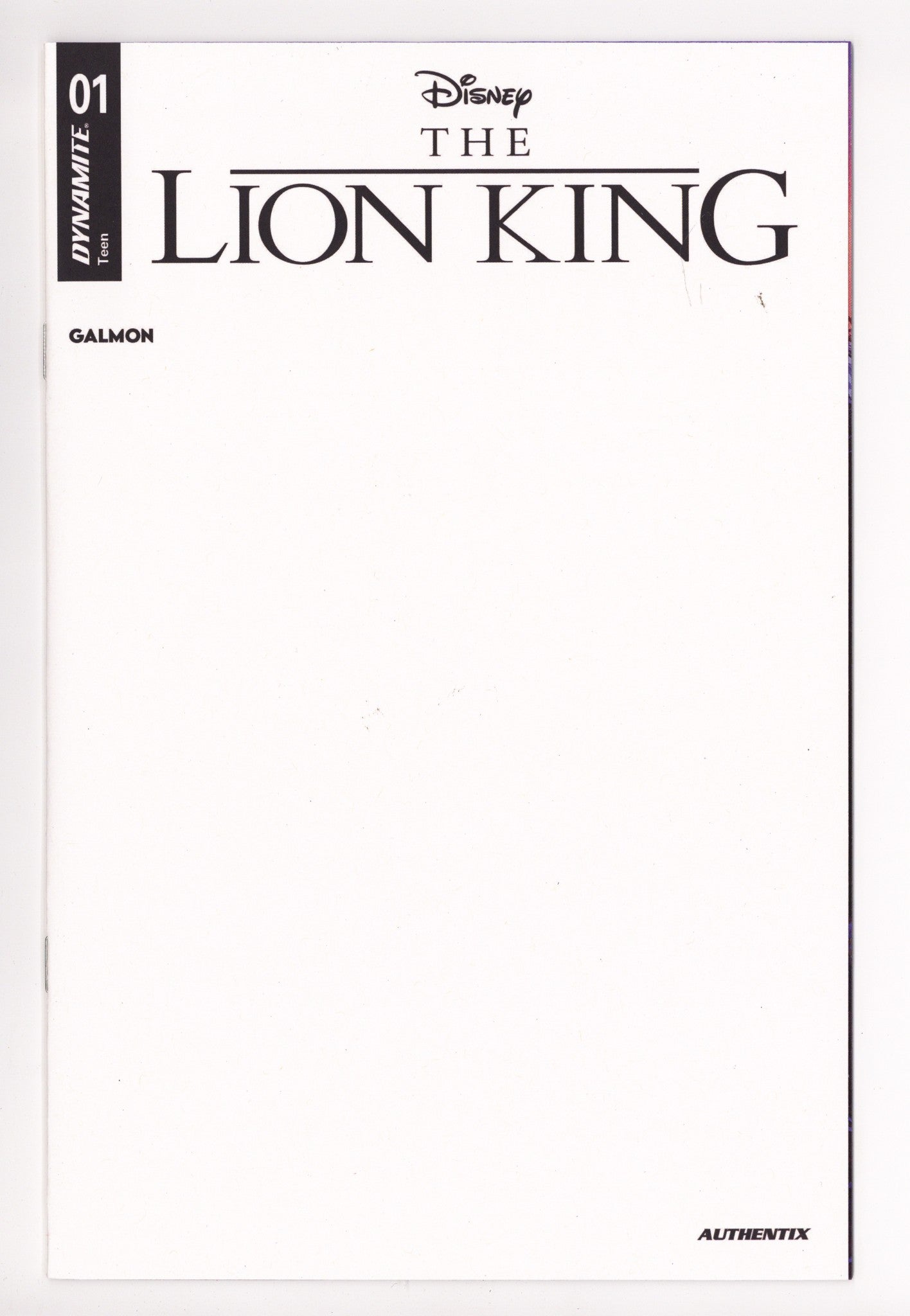Lion King 1 Blank Variant (2025)