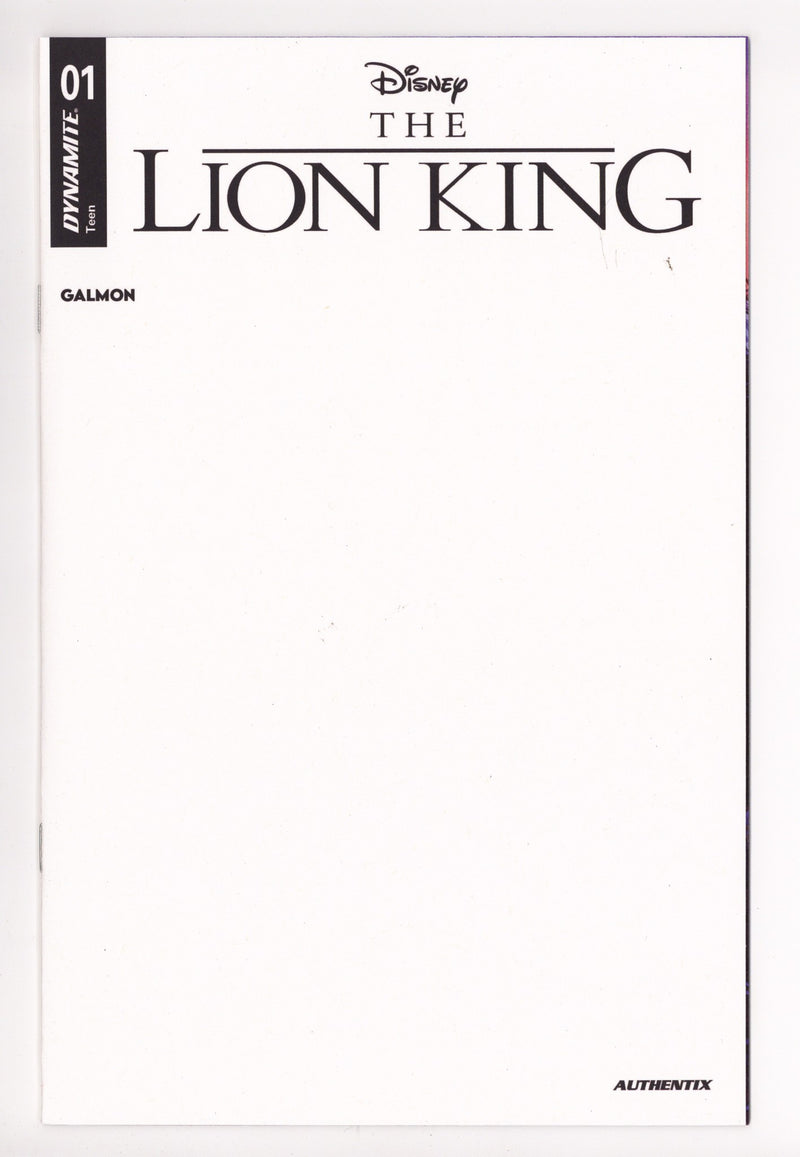 Lion King 1 Blank Variant (2025)