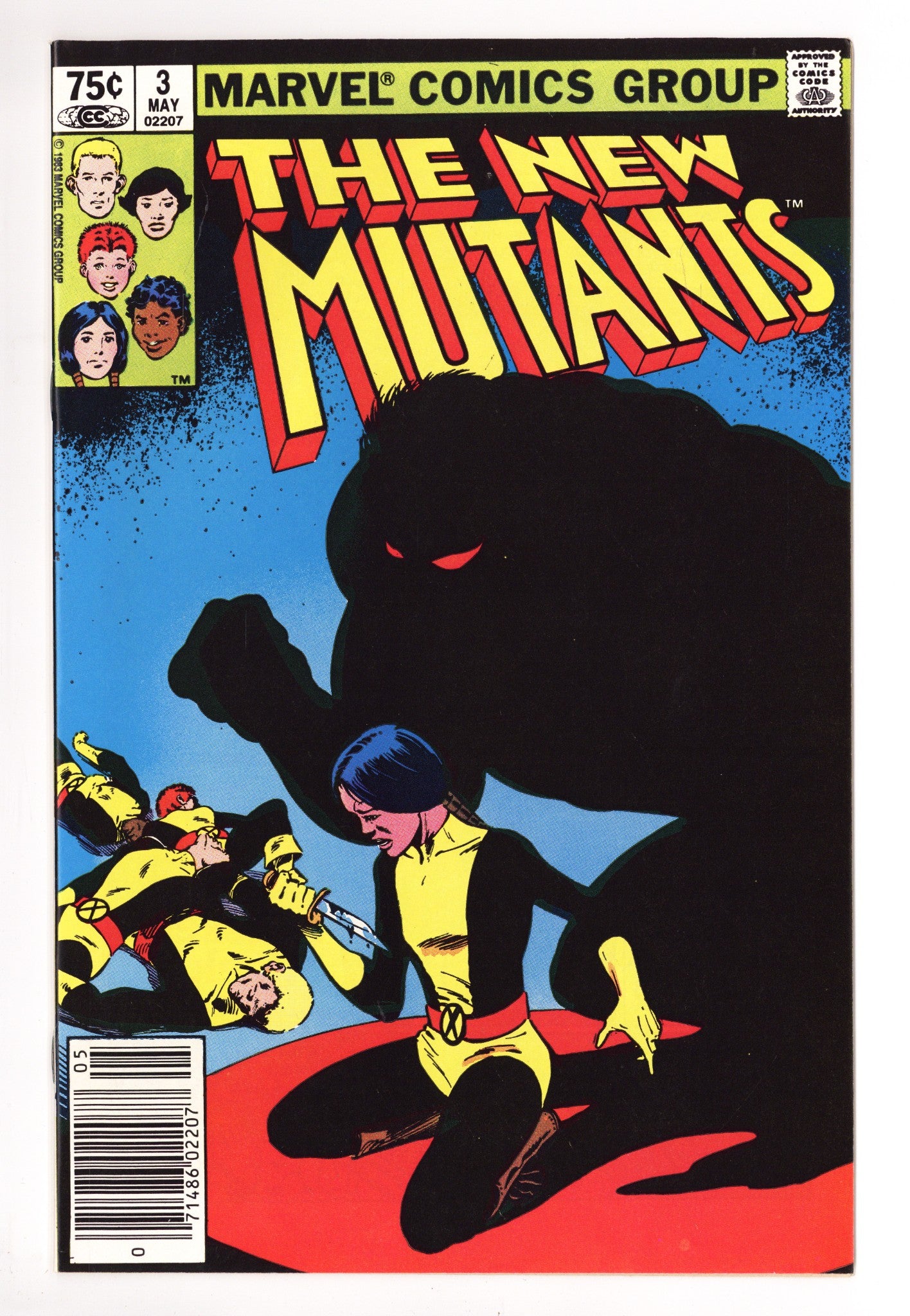 The New Mutants Vol 1 3 NM- (9.2) (1983) Canadian Price Variant 