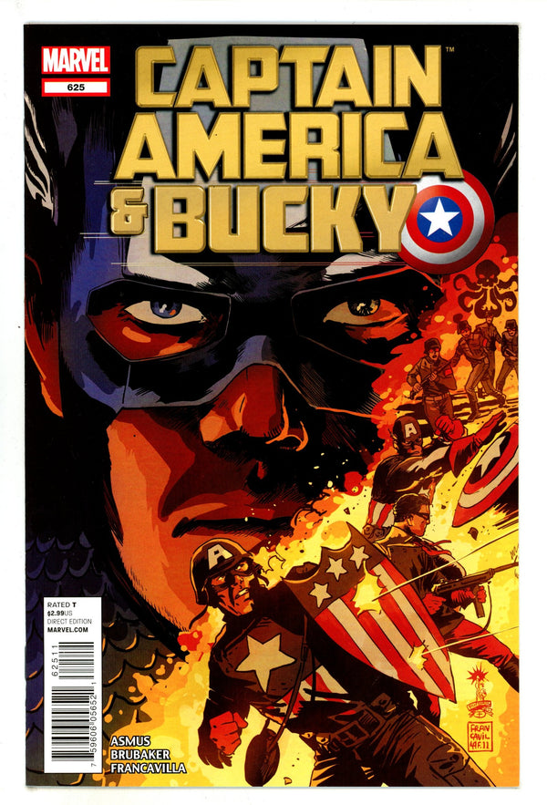 Captain America and Bucky 625 Mid Grade (2012)