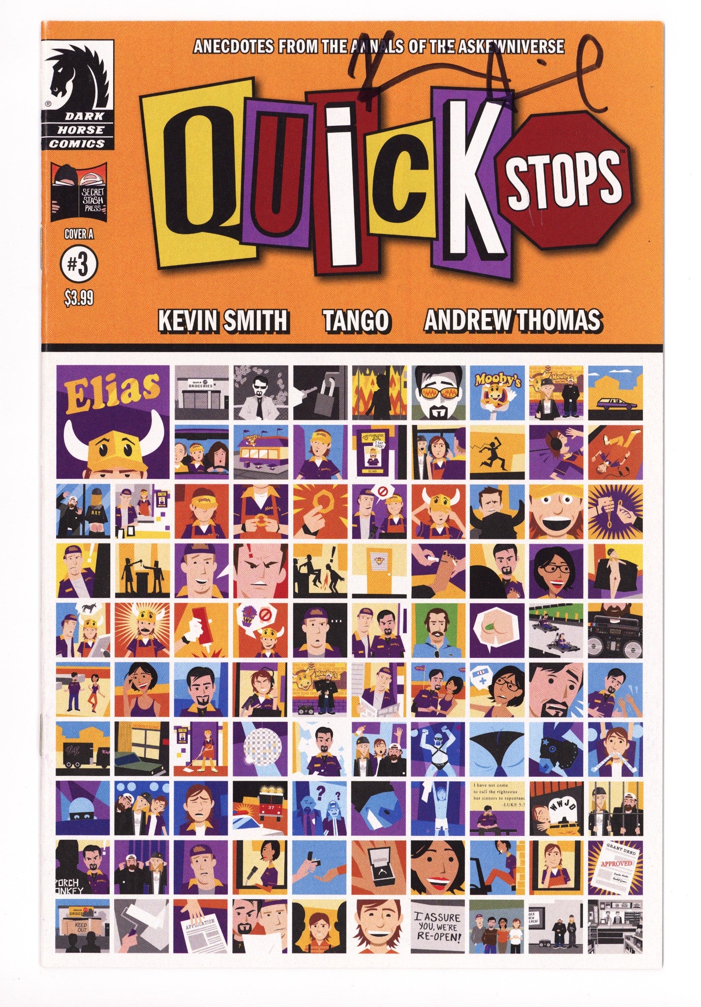 Quick Stops 3 High Grade (2022) Signed x1 Cover Kevin Smith 