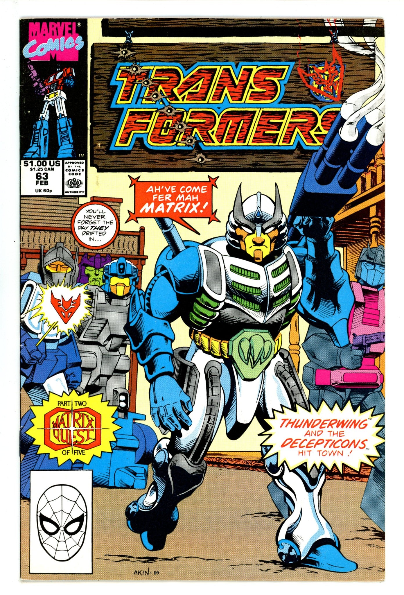 The Transformers 63 FN (6.0) (1990) 