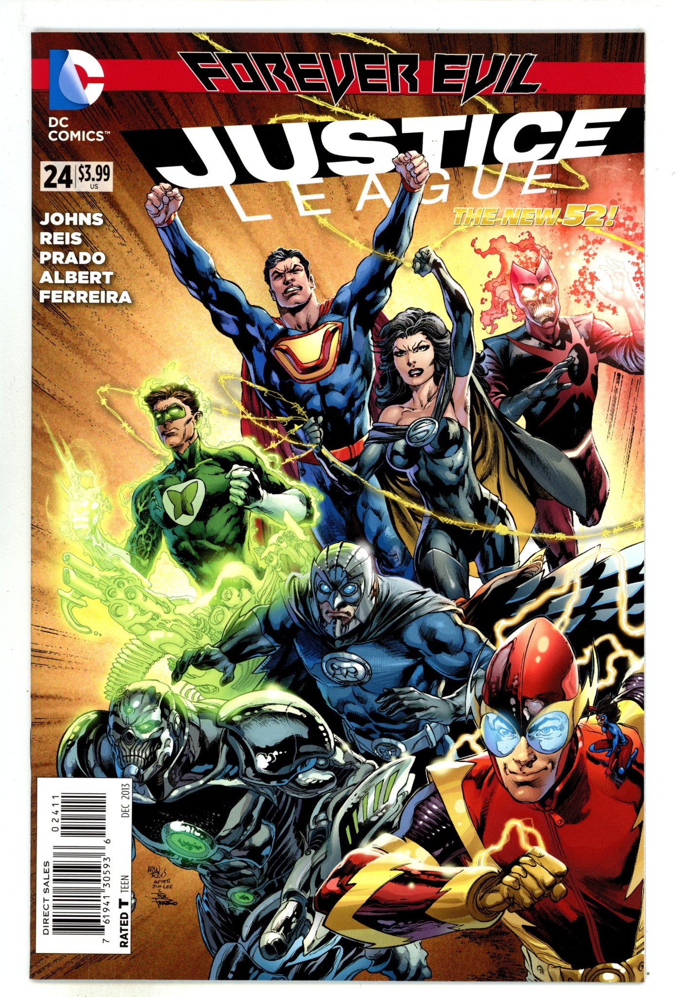Justice League Vol 1 24 High Grade (2013) 