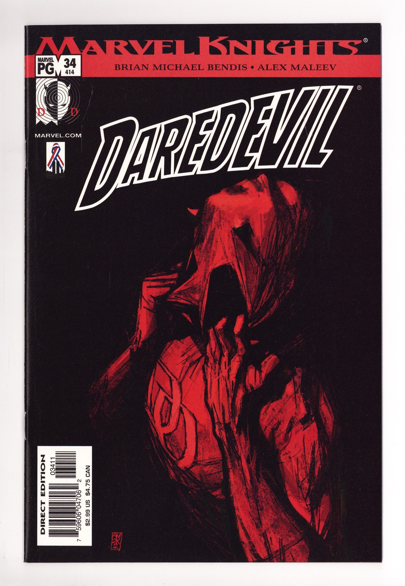 Daredevil Vol 2 34 (414) High Grade (2002) 
