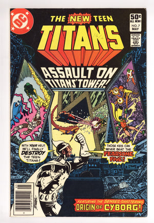 The New Teen Titans Vol 1 7 Mid Grade (1981) Newsstand