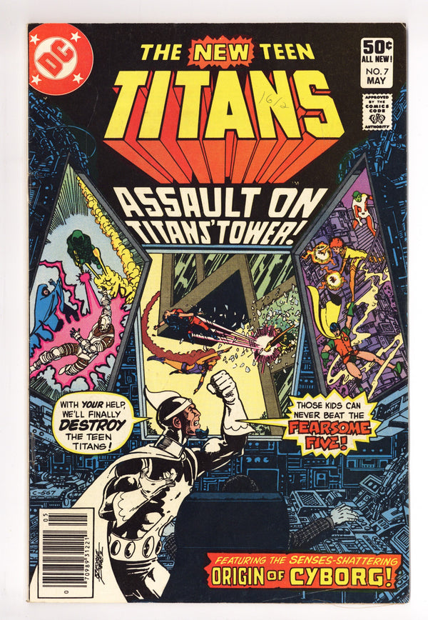 The New Teen Titans Vol 1 7 Mid Grade (1981) Newsstand