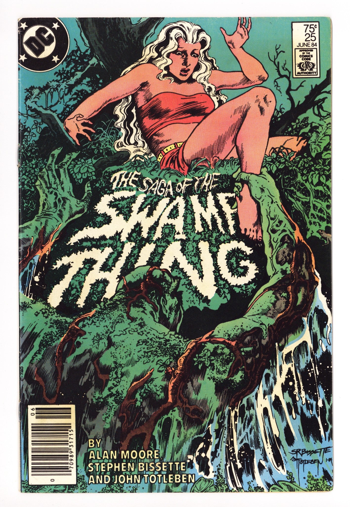 The Saga of Swamp Thing Vol 2 25 FN (6.0) (1984) Newsstand 