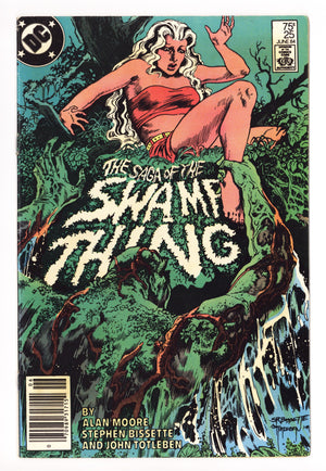 The Saga of Swamp Thing Vol 2 25 FN (6.0) (1984) Newsstand