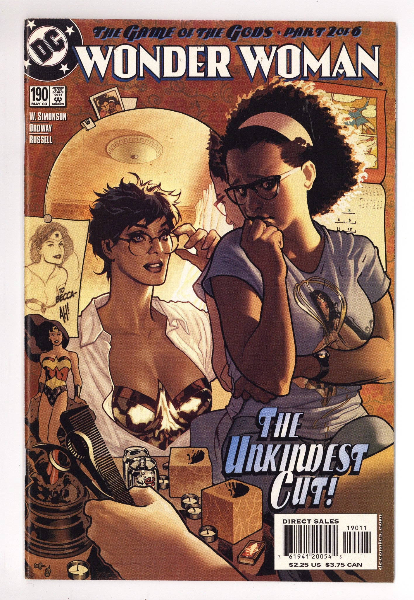 Wonder Woman Vol 2 190 Mid Grade (2003) 