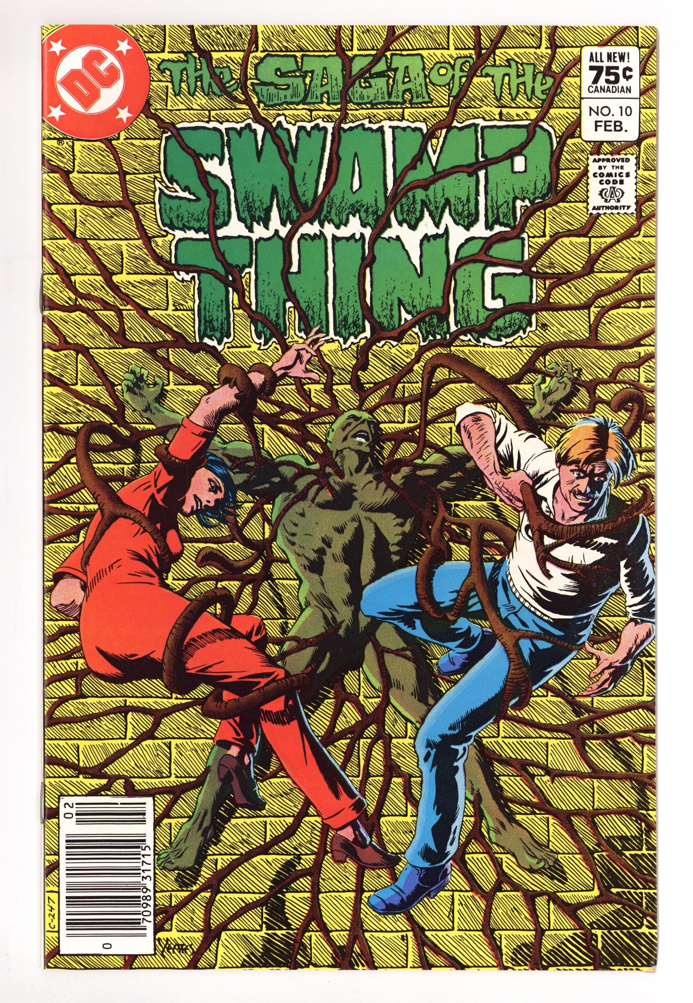 The Saga of Swamp Thing Vol 2 10 NM- (9.2) (1983) Canadian Price Variant 