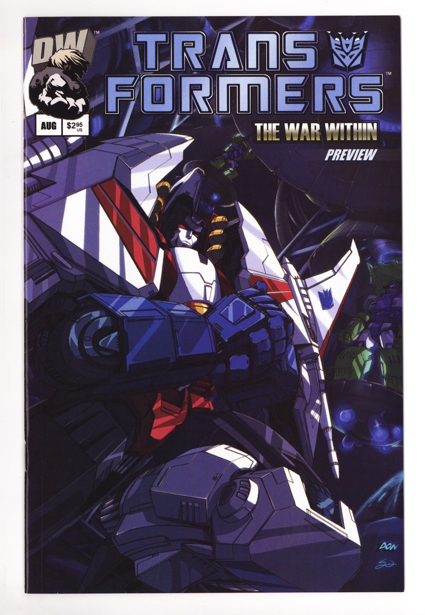 Transformers: The War Within Preview 1 High Grade (2002) 
