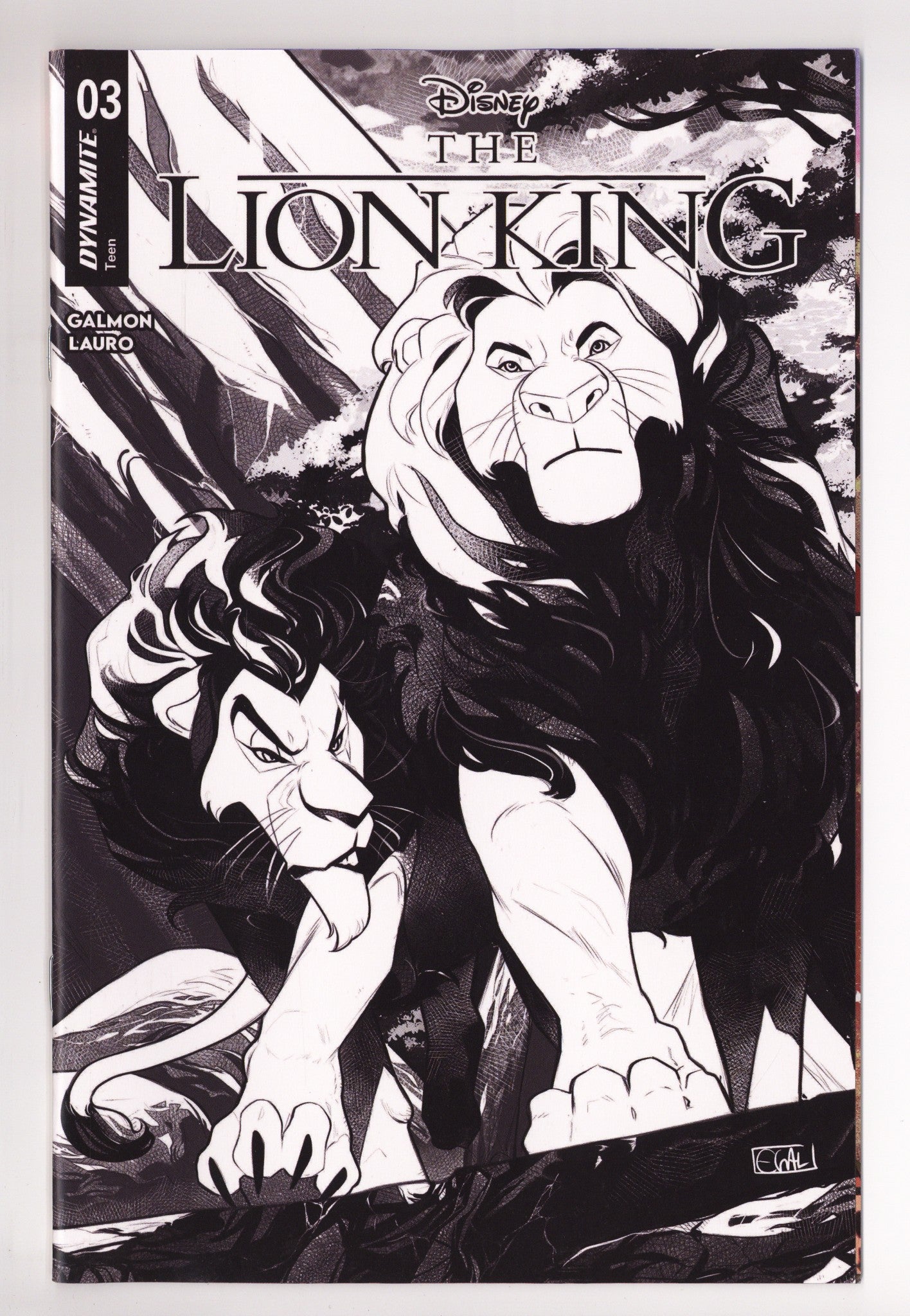 Lion King 3 Galmon B&W Variant (2026)