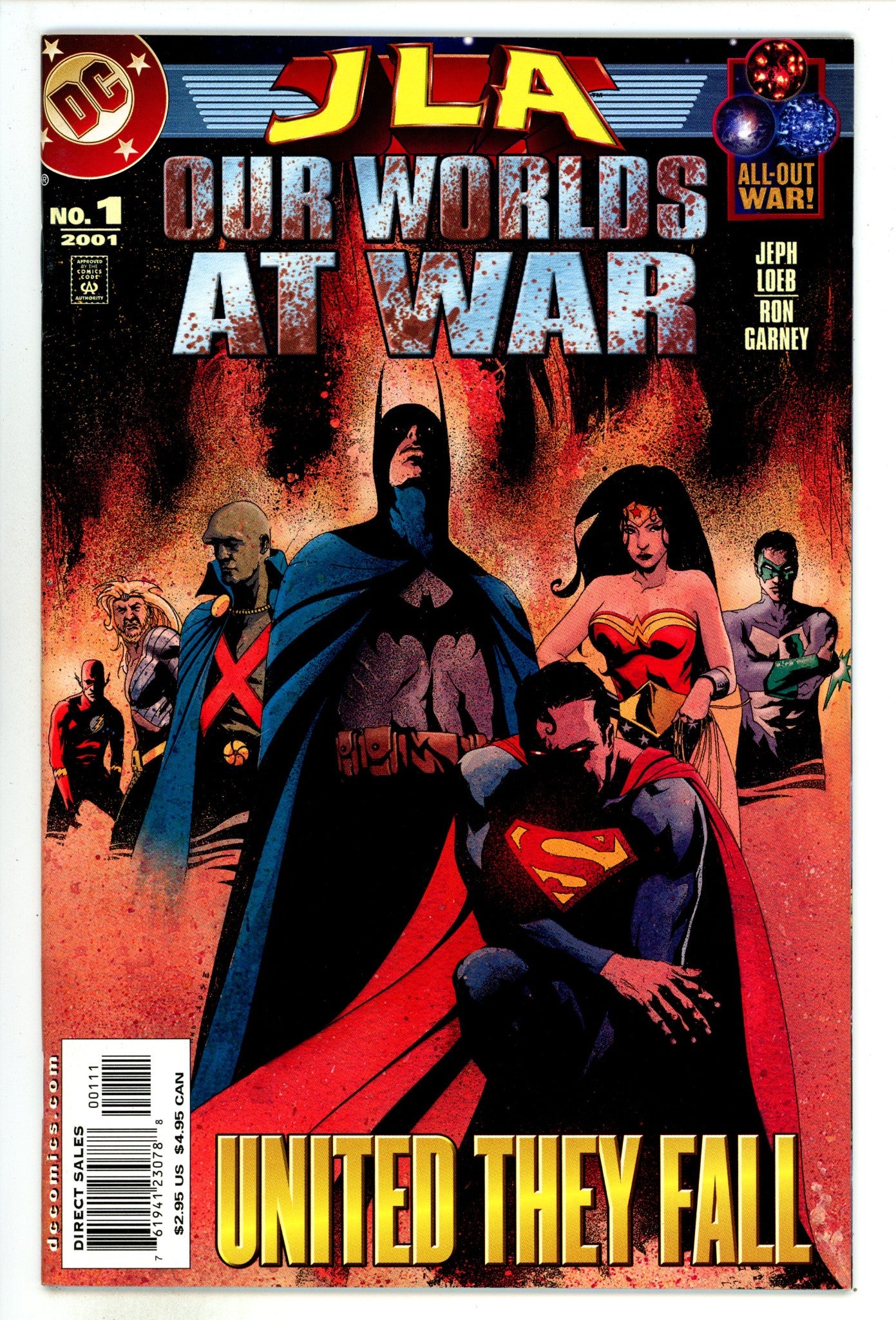 JLA: Our Worlds At War 1 High Grade (2001) 