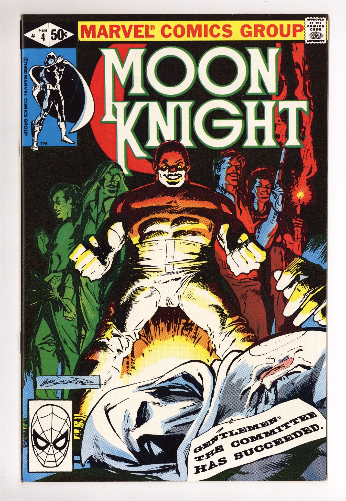 Moon Knight Vol 1 4 NM- (9.2) (1981) 