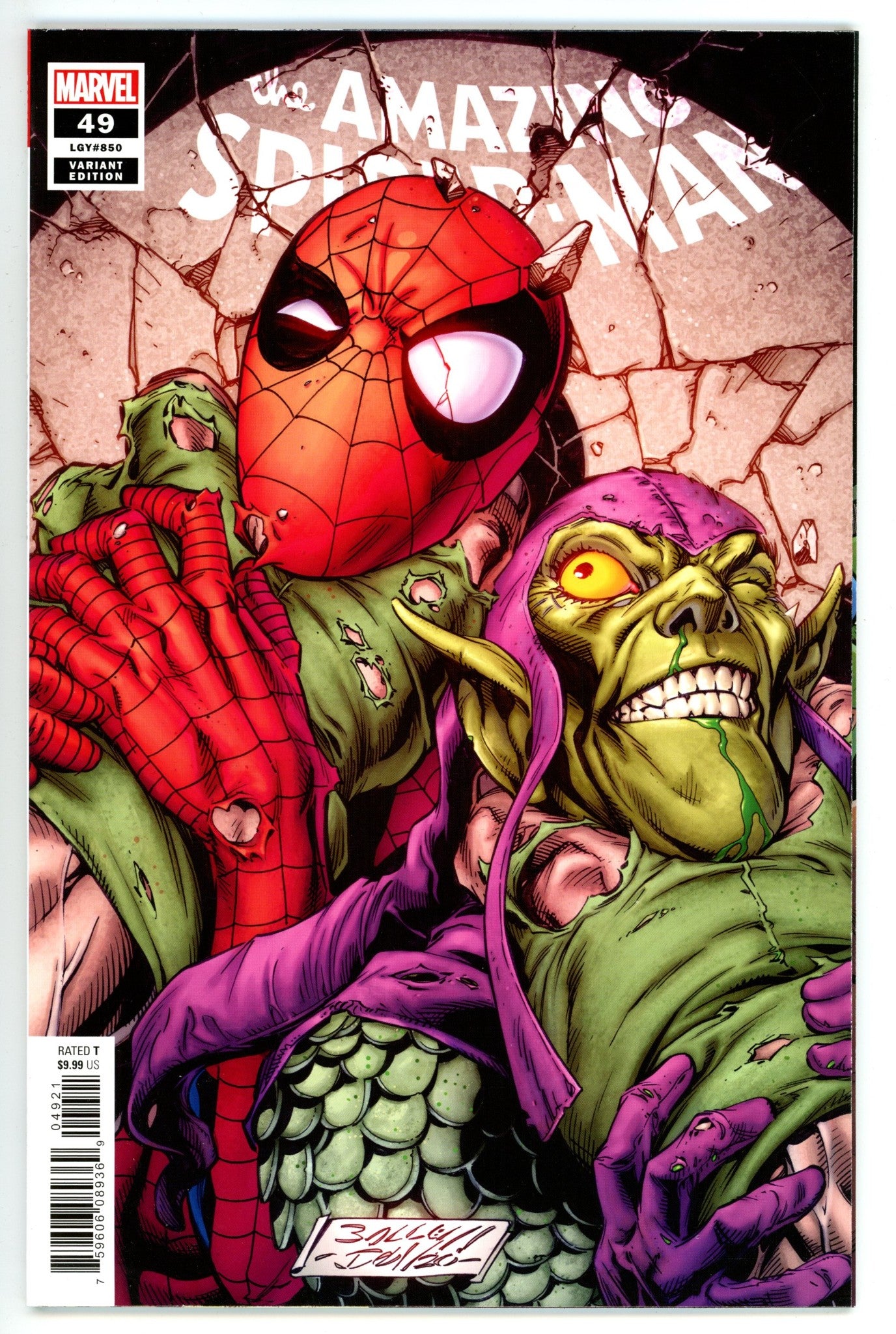 Amazing Spider-Man Vol 5 49 (850) High Grade (2020) Bagley Variant 