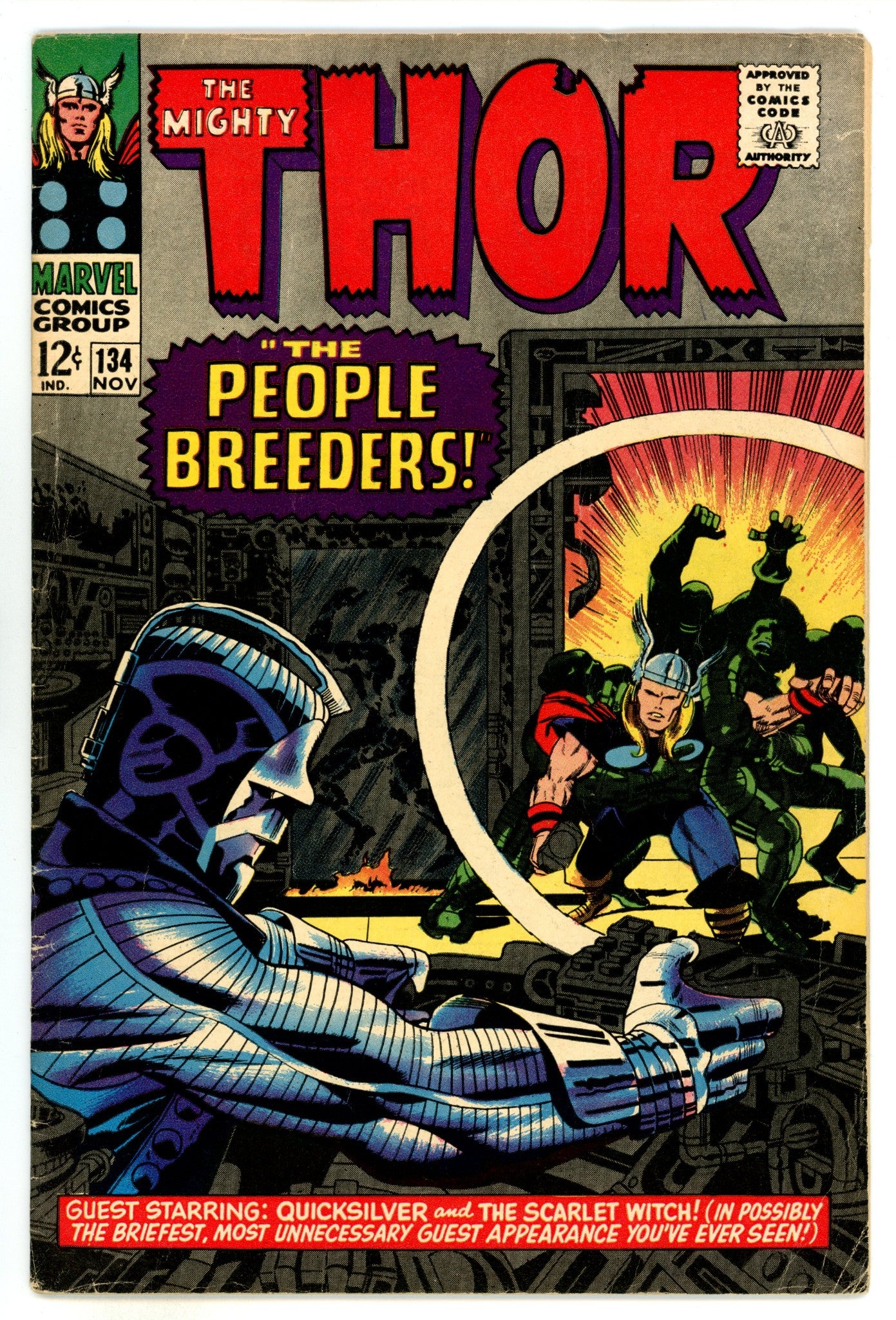 Thor Vol 1 134  VG/FN (5.0)  (1966)  