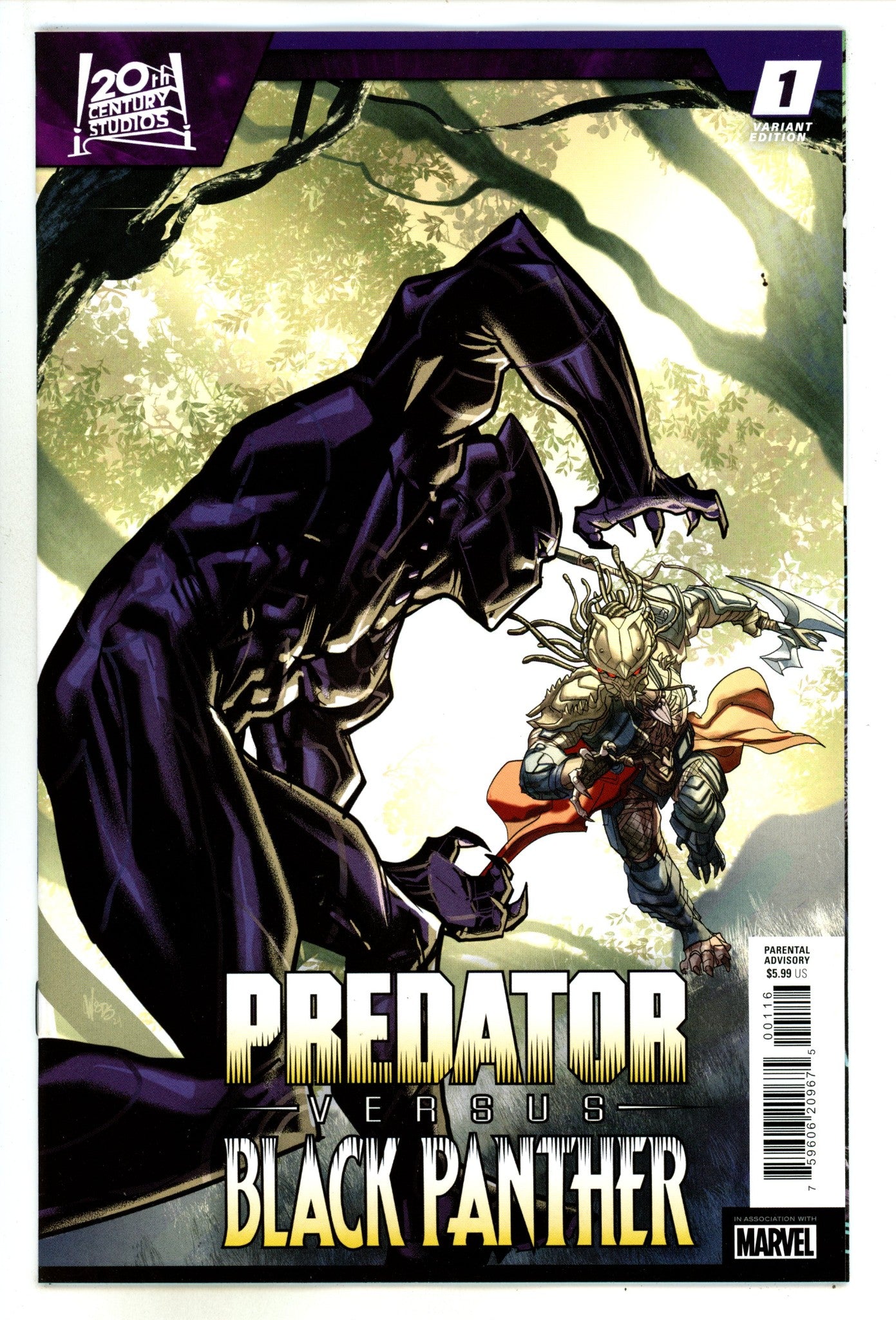Predator Vs. Black Panther 1 Woods Incentive Variant NM (2024)