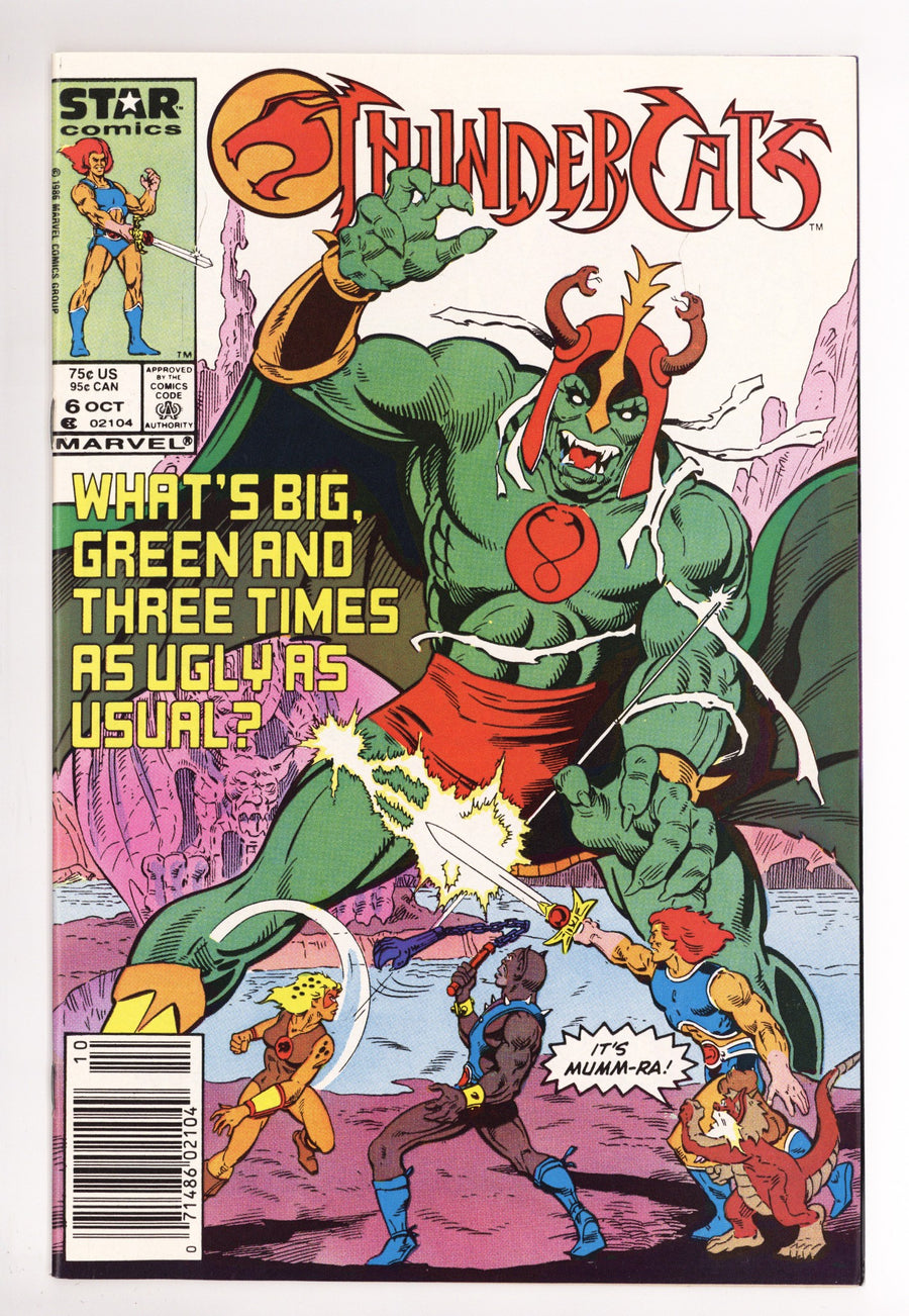 Thundercats 6 NM- (9.2) (1986) Newsstand 