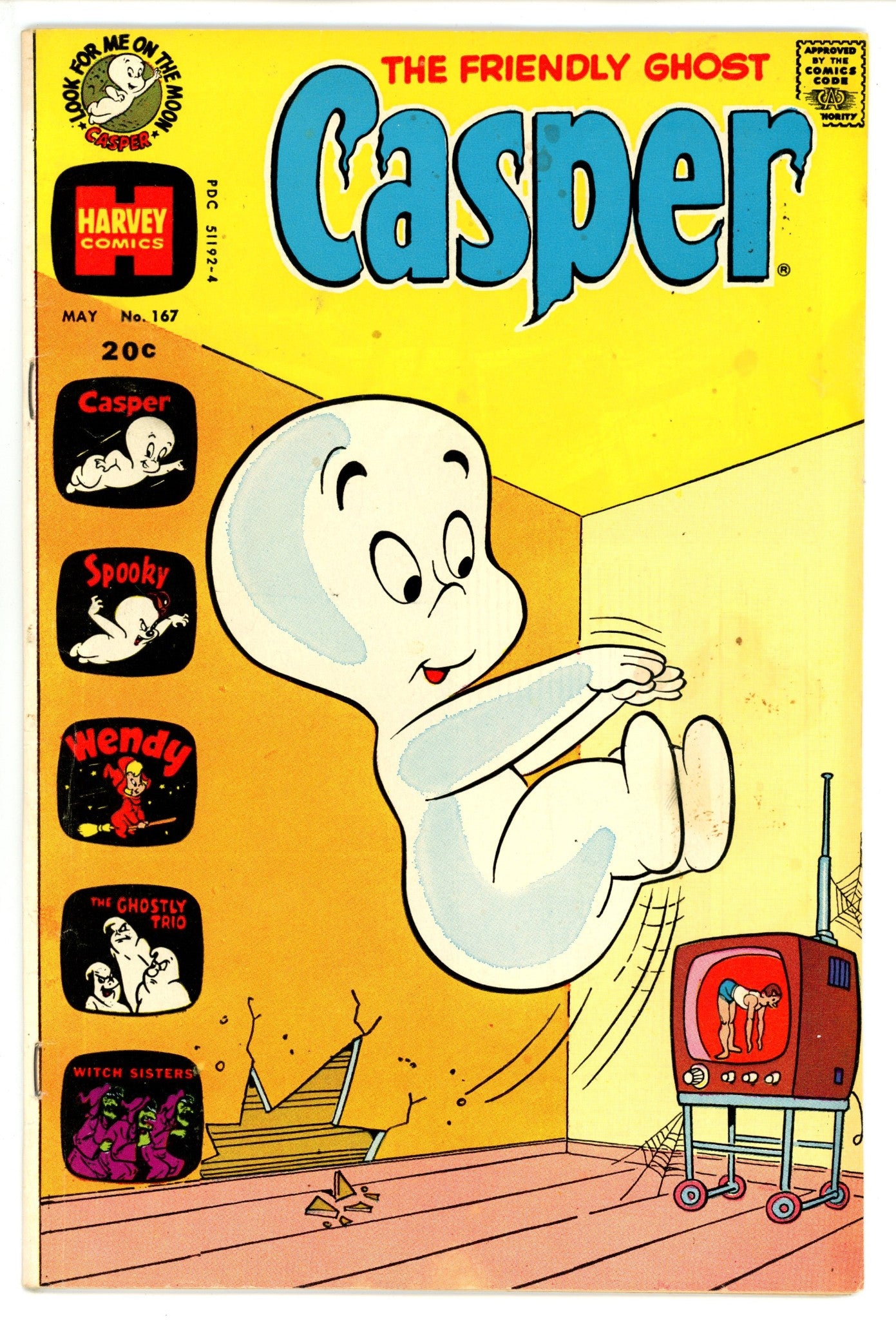 Casper the Friendly Ghost 167 VG+ (1973)