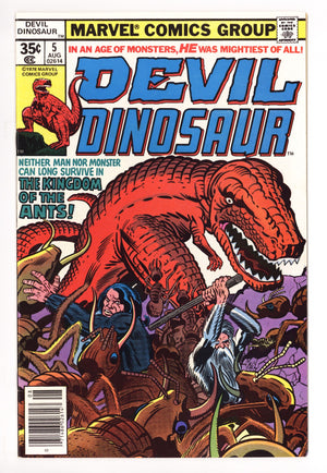 Devil Dinosaur 5 Mid Grade (1978)