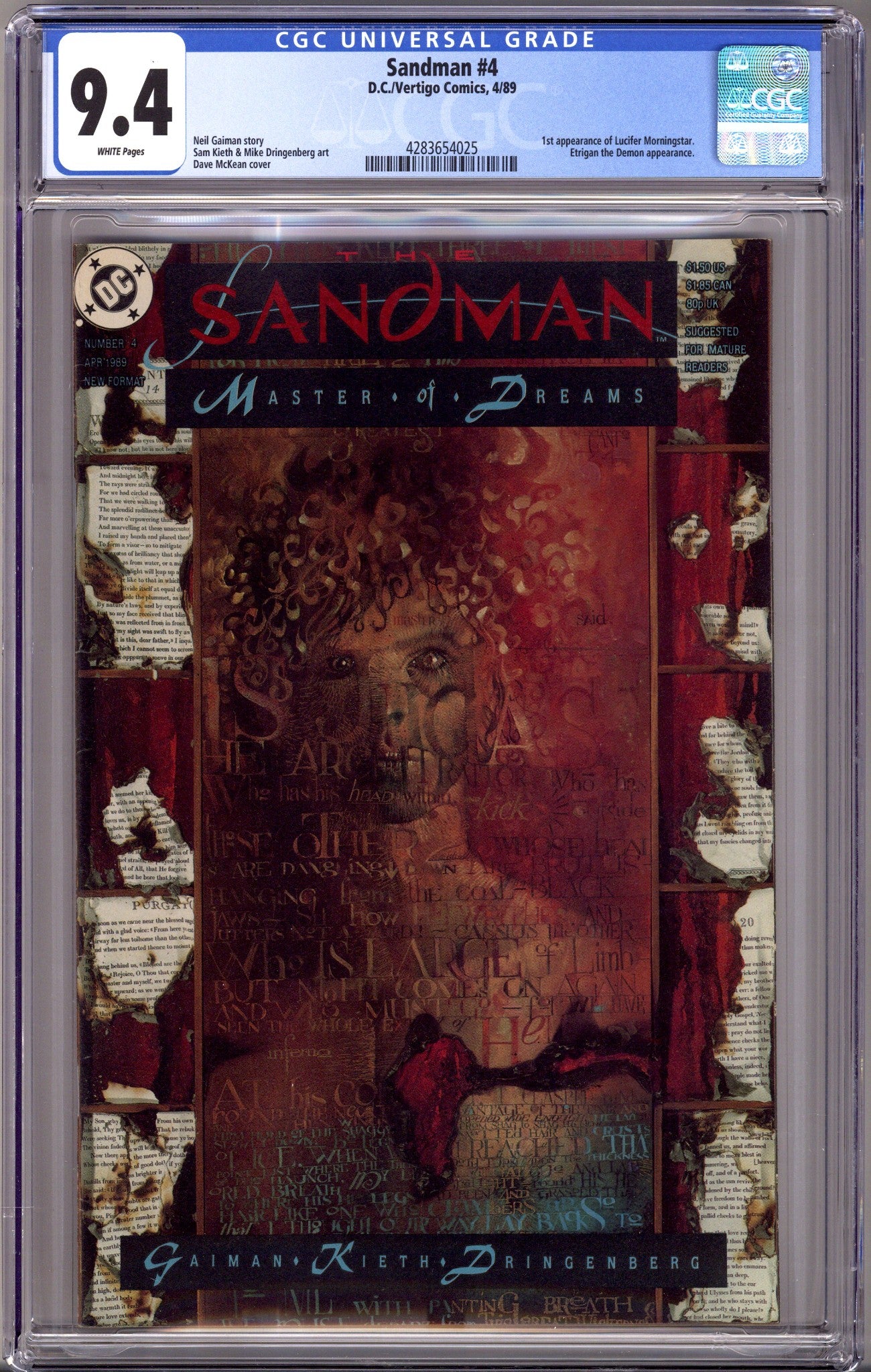 Sandman Vol 2 4 CGC 9.4 (NM) (1989)