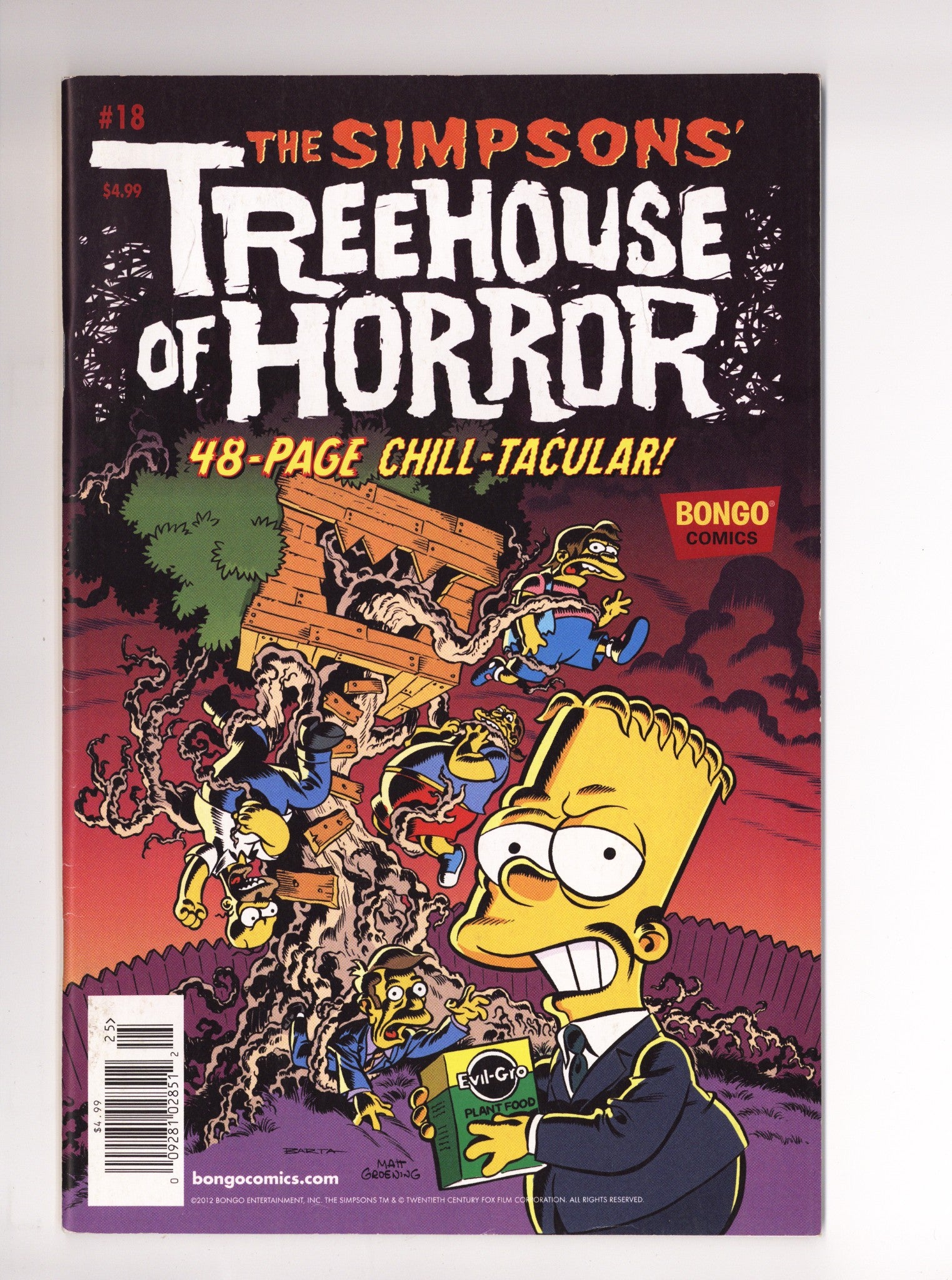 Treehouse of Horror 18 FN/VF (7.0) (2012) Newsstand 