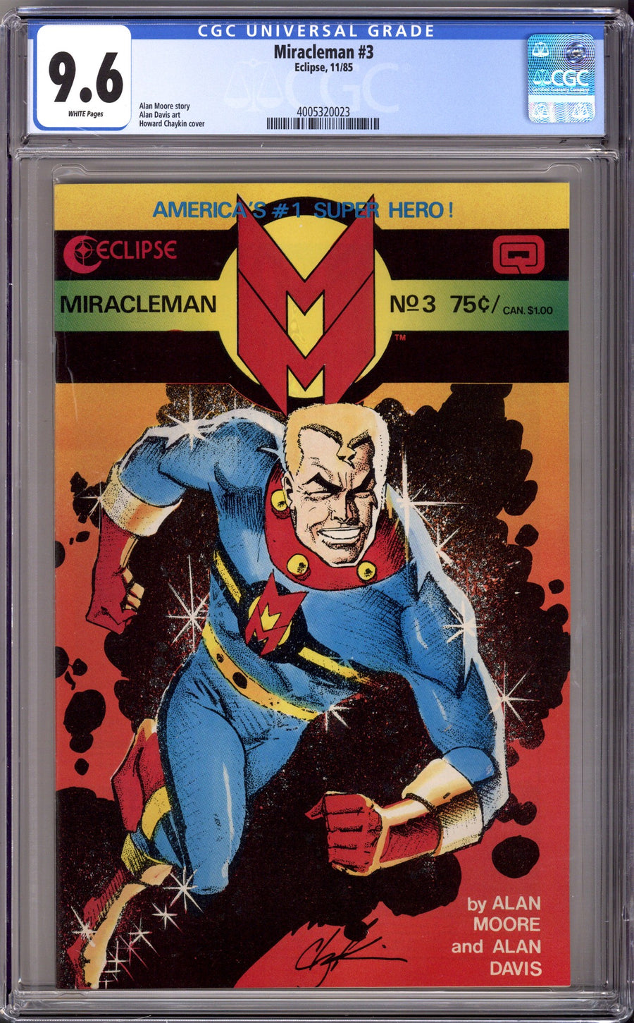 Miracleman 3 CGC 9.6 (NM+) (1985) 