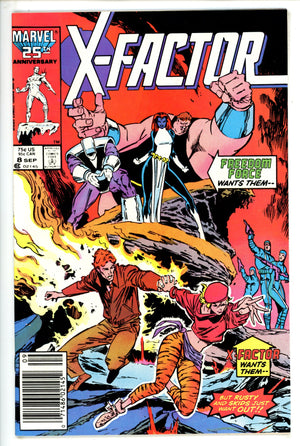 X-Factor Vol 1 8 Newsstand (1986)