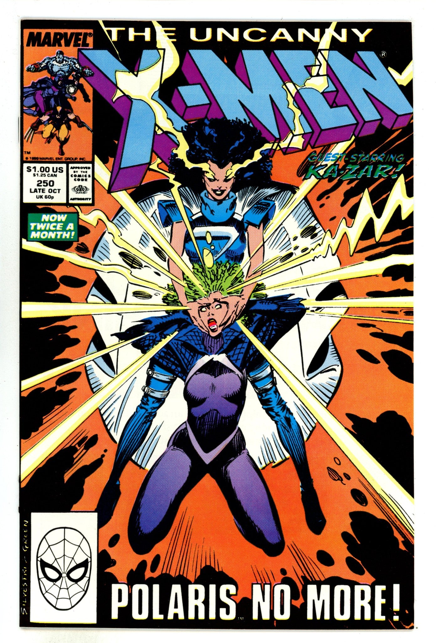 The Uncanny X-Men Vol 1 250 NM (9.4) (1989) 