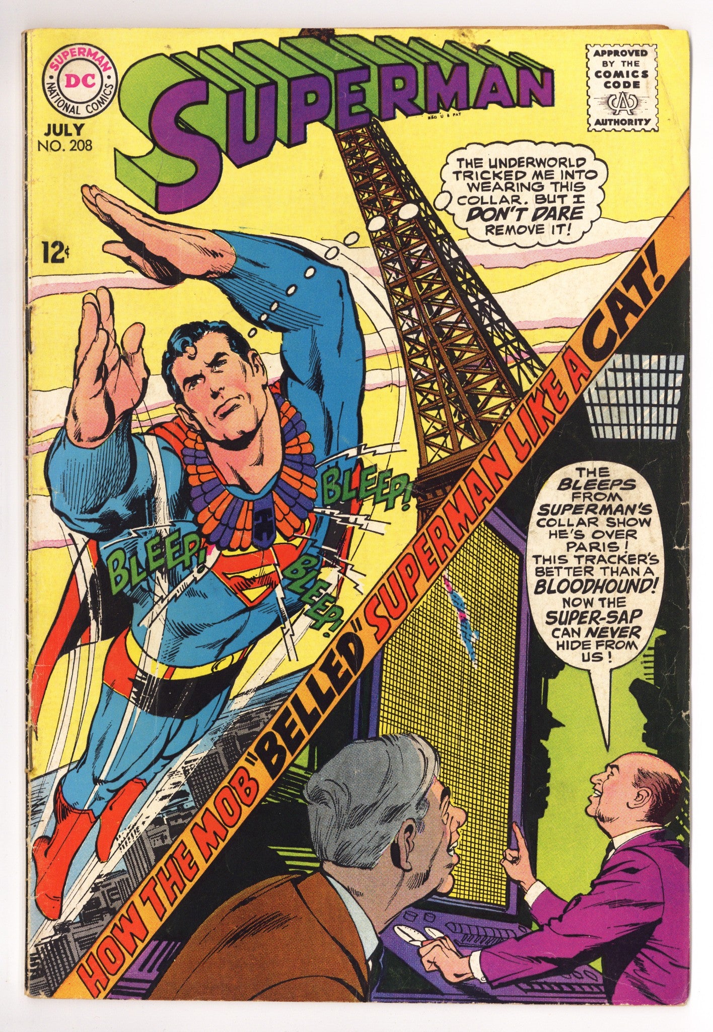 Superman Vol 1 208 VG (4.0) (1968) 