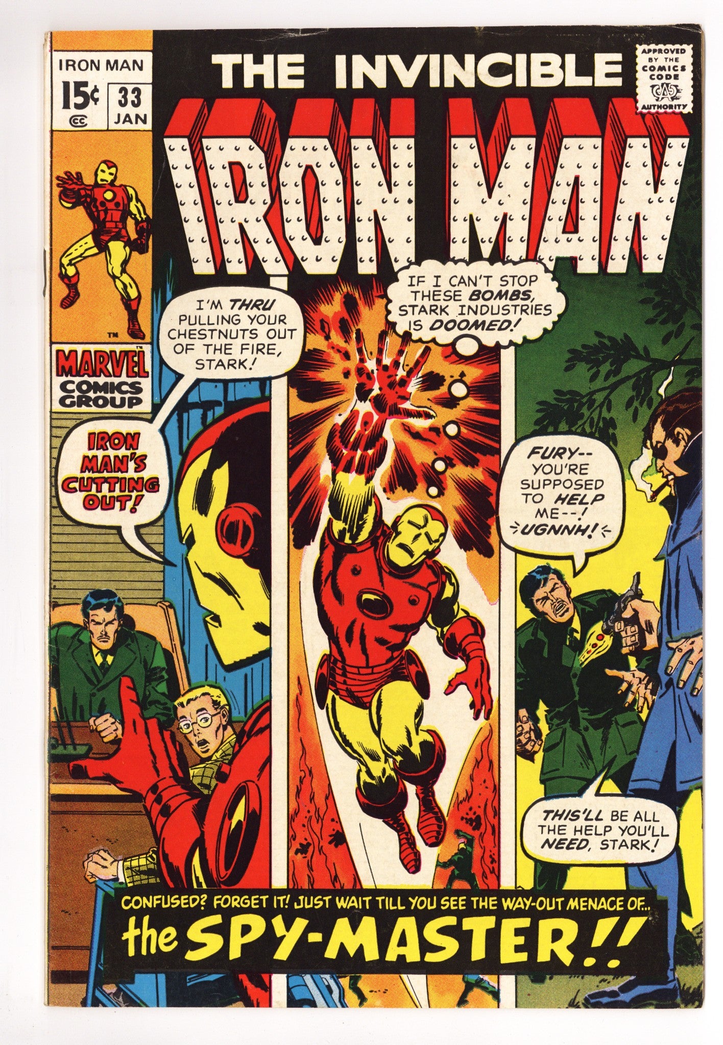 Iron Man Vol 1 33 FN- (5.5) (1971) 