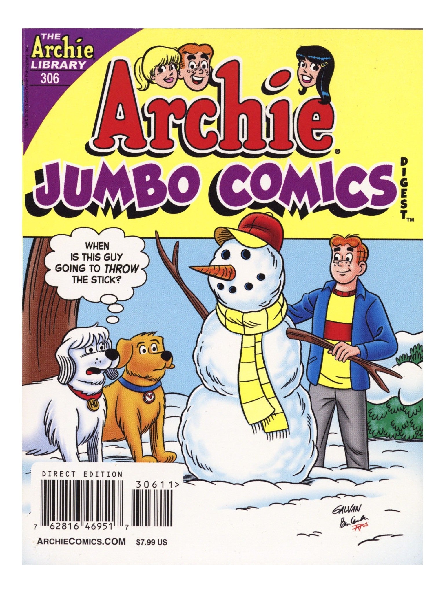 Archie Jumbo Comics 306 High Grade (2020) 