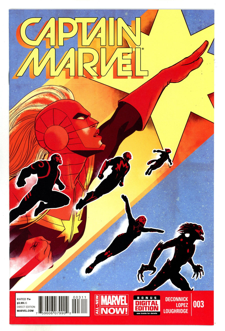 Captain Marvel Vol 9 3 High Grade (2014) 