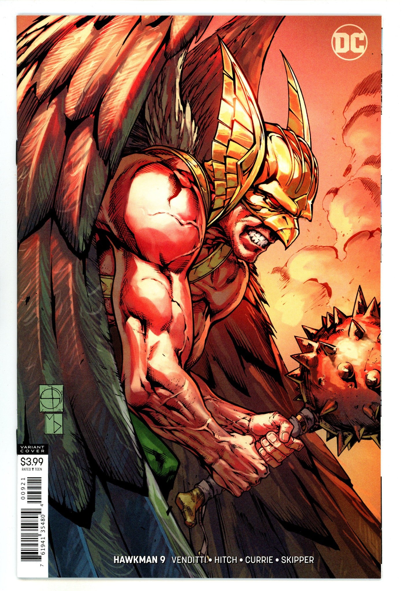 Hawkman Vol 5 9 High Grade (2019) Davis Variant 