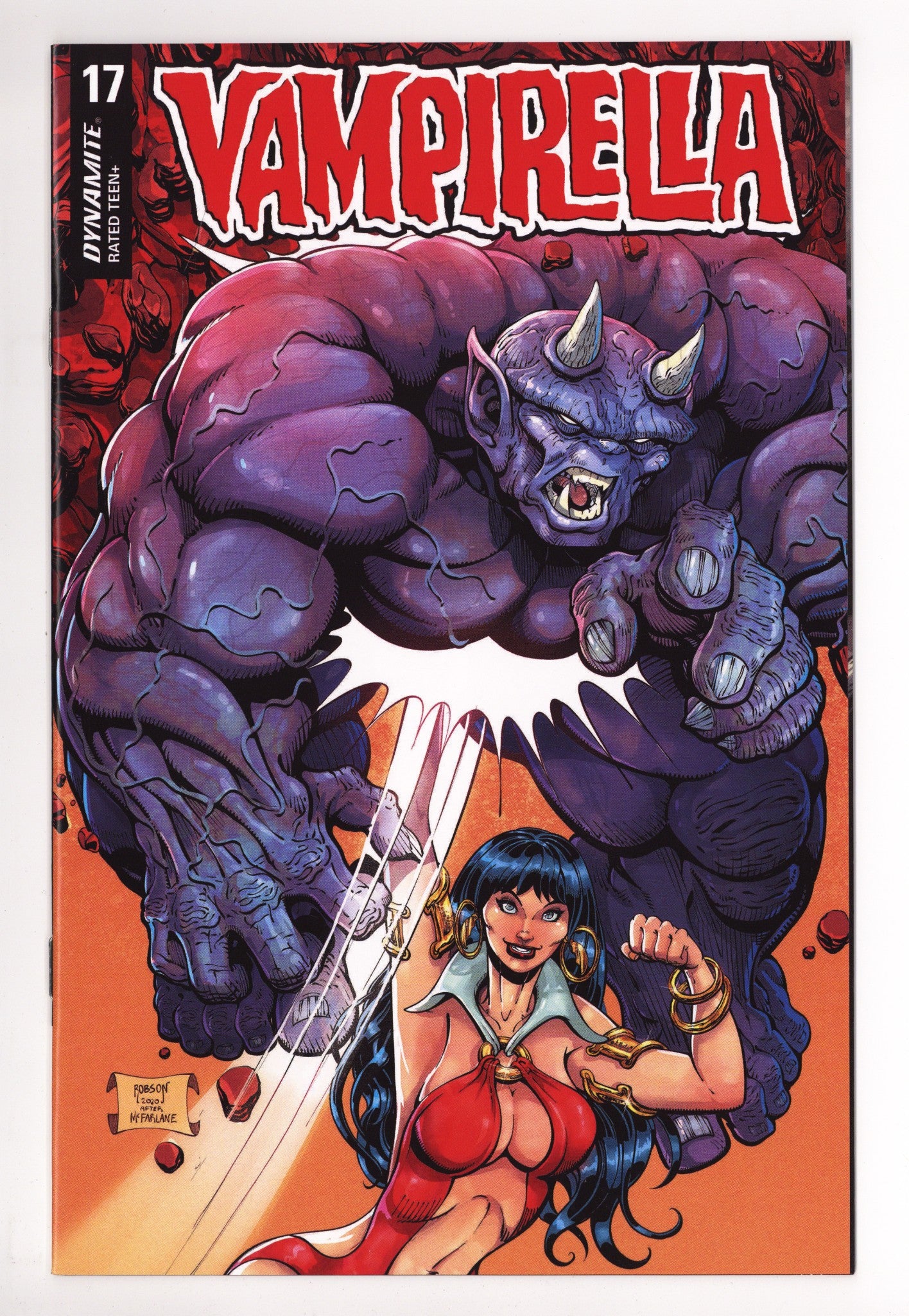 Vampirella Vol 6 17  High Grade   (2021) Robson     Variant  