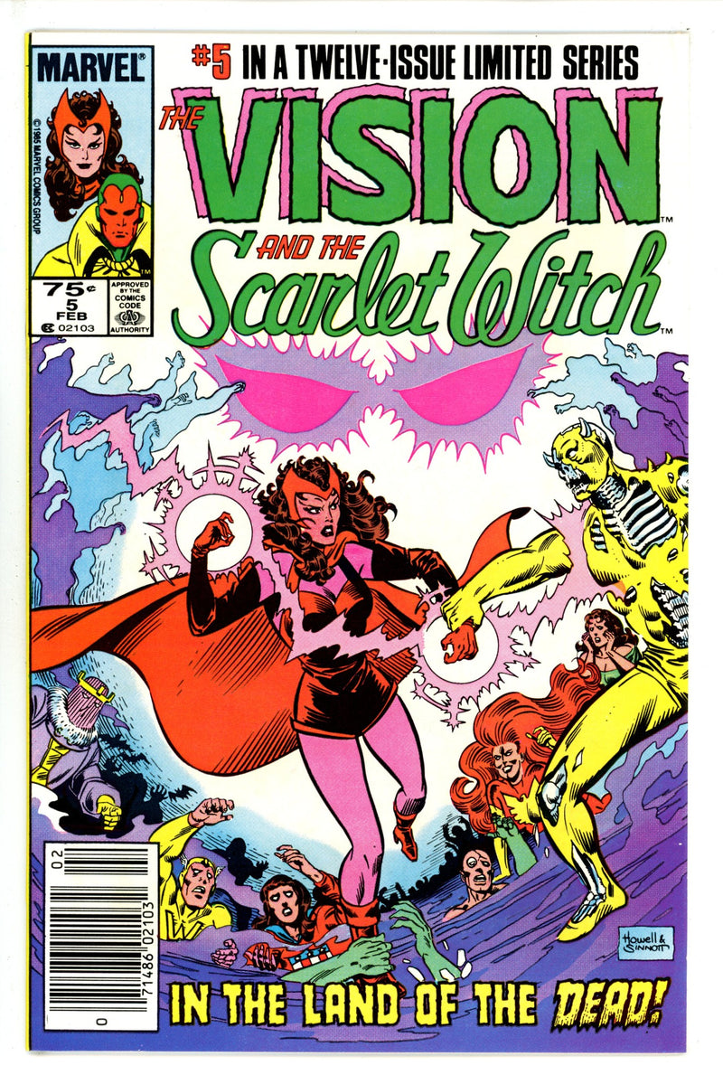 The Vision and the Scarlet Witch Vol 2 5 Newsstand VF/NM (1986)