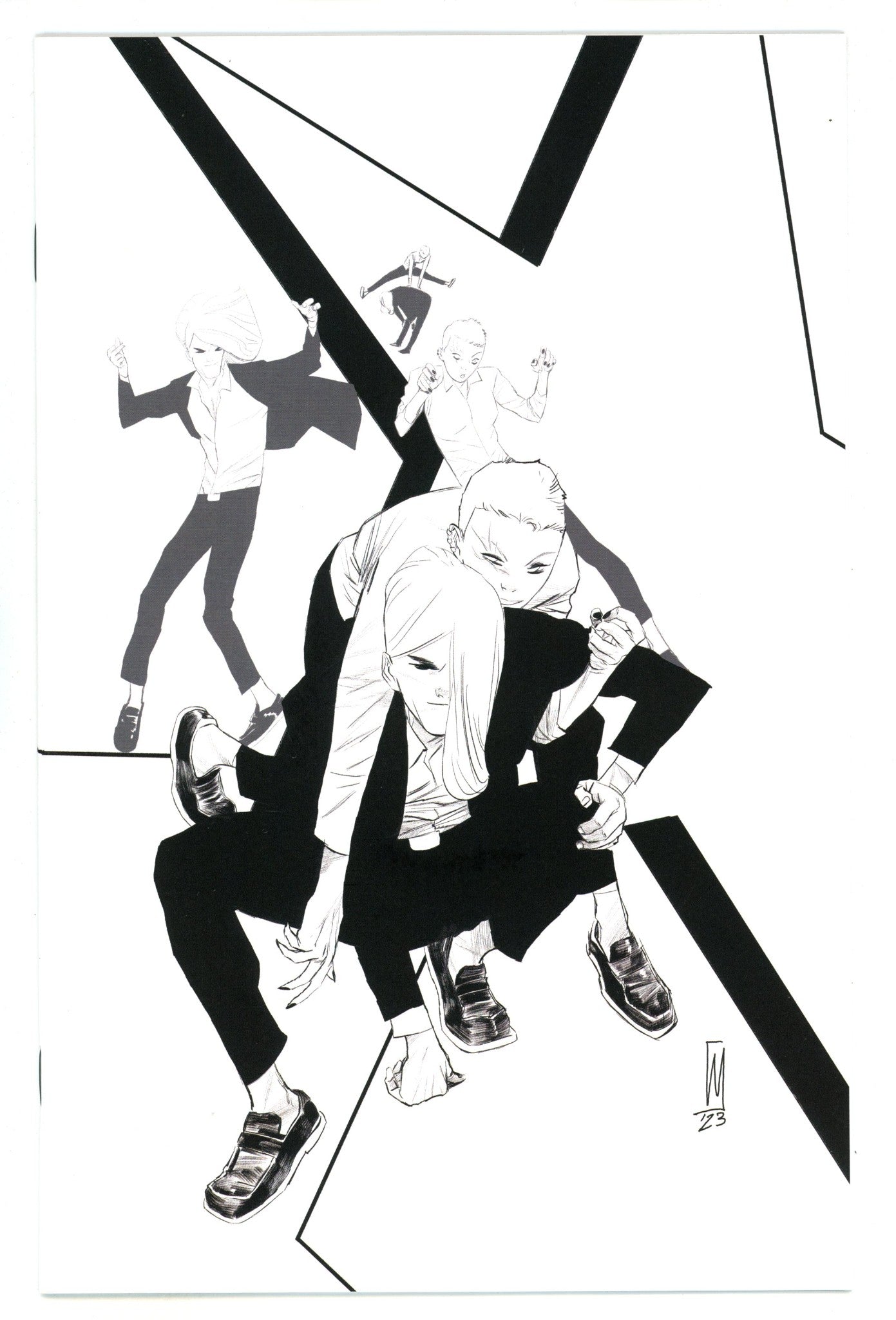 House of Slaughter 19 High Grade (2023) Dell'Edera B&W Virgin One Per Store Variant 