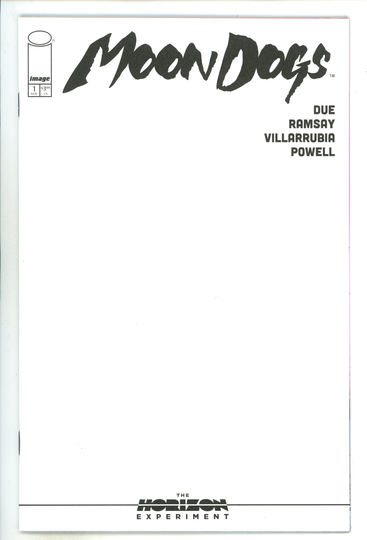 Moon Dogs 1 Blank Variant (2024)