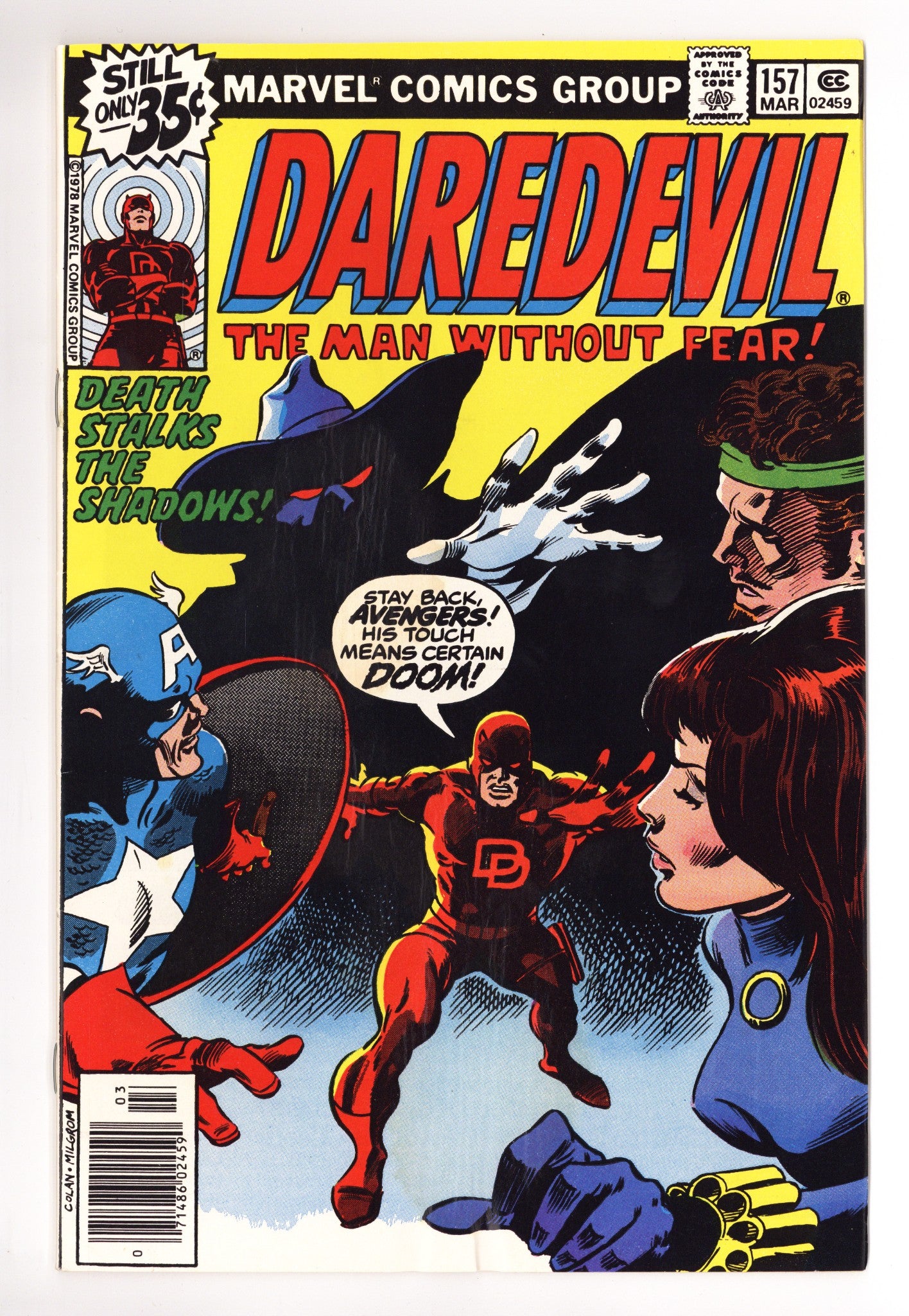 Daredevil Vol 1 157 Very Low Grade (1979) 