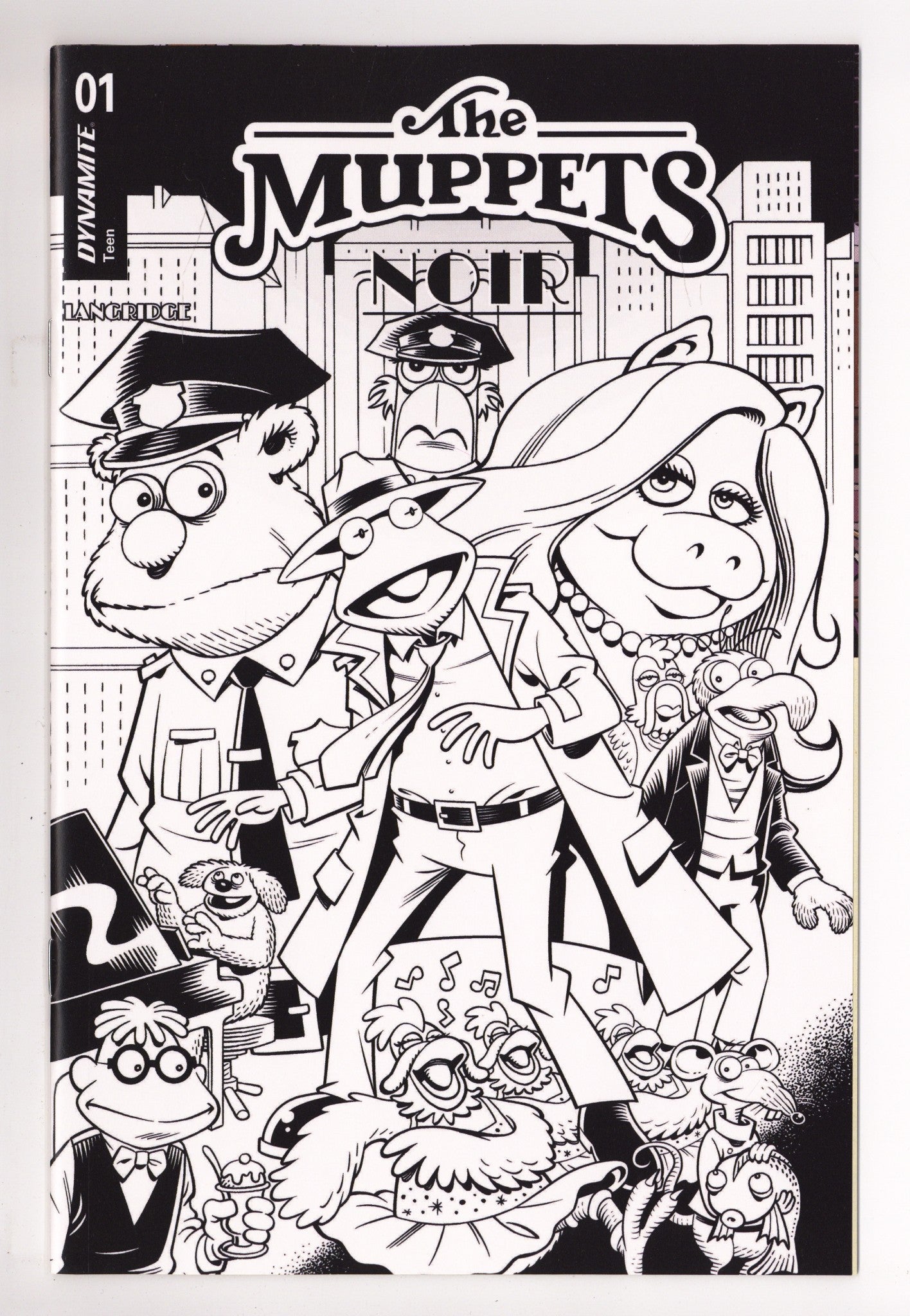 Muppets Noir 1 Langridge B&W Incentive (2026)