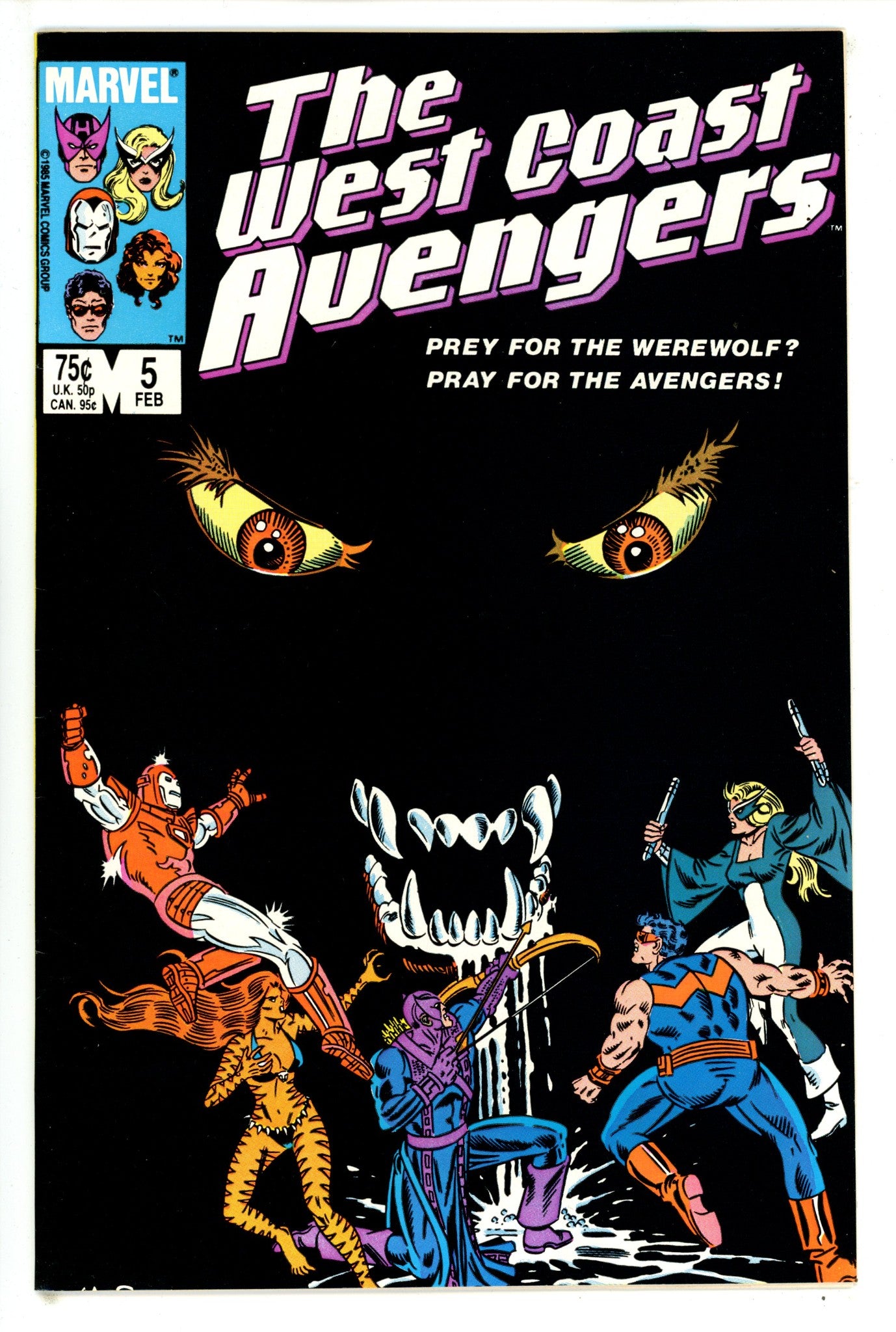 West Coast Avengers Vol 2 5 Mid Grade (1986) 