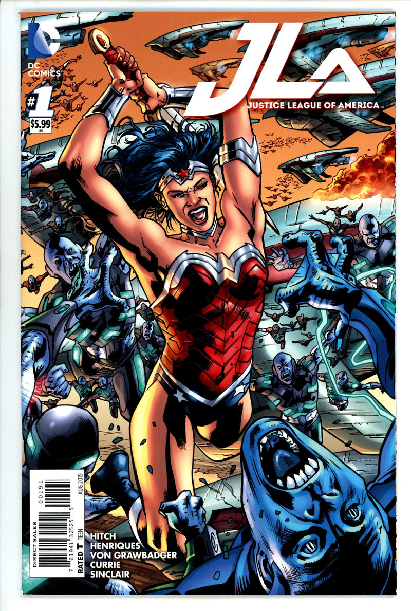 Justice League of America Vol 4 1 High Grade Wonder Woman (2015) Hitch Variant 